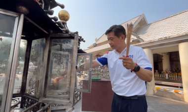 ลงสนามการเมืองใหญ่ครั้งแรก!"ชัชวาล" ว่าที่ ผู้สมัคร ส.ส.เพื่อไทยเขต 1  อ้อนคนขอนแก่นฝากเนื้อฝากตัวนำเด้อ