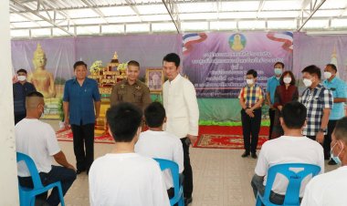 อากาศแห้งภัยแล้งลามรุนแรงสถานีควบคุมไฟป่าอำนาจเจริญลงพื้นที่เสริมเขี้ยวเล็บป้องกันไฟป่า