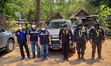 ทหารพราน 3504 สกัดยึดรถกระบะ คนร้ายโจรกรรมเตรียมขนข้ามแดนริมแม่น้ำเมยอ.ท่าสองยาง