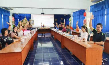 แม่สอดประชุมคณะกรรมการสถานศึกษาชั้นพื้นฐานครั้งที่ 1/2566 รร.เทศบาลวัดดอนแก้ว