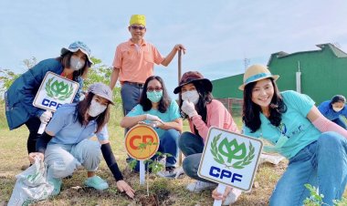 ซีพีเอฟ เดินหน้าสร้างสิ่งแวดล้อมที่ดีอย่างยั่งยืน เพิ่มพื้นที่สีเขียวในสถานประกอบการ ดูดซับก๊าซคาร์บอนไดออกไซด์