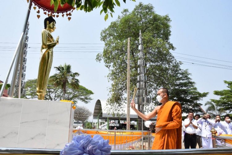 บวงสรวงใหญ่ !! “พระประทานพร”(องค์ยืน) กราบไหว้สิ่งศักดิ์สิทธิ์ วัดหนองบุ สุดปัง