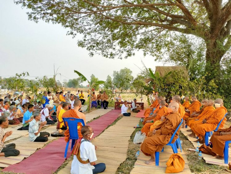 นายอำเภอโพธิ์ศรีสุวรรณเปิดงานประเพณีบุญผะเหวตเทศน์มหาชาติ ประจำปี 2566