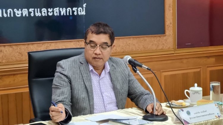 โครงการชลประทานศรีสะเกษ  ประชุมเร่งด่วนในการแก้ไขปัญหาภัยแล้งปี 2566 ในพื้นที่จังหวัดศรีสะเกษ