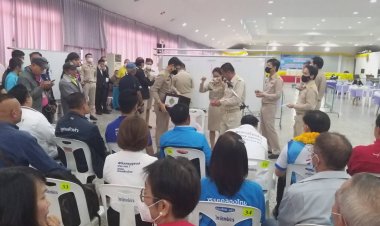 บรรยากาศรับสมัคร สส.เมืองน่านคึกคัก 10 พรรคส่งผู้สมัครชิงชัย  “ชลน่าน” มั่นใจเพื่อไทยแลนด์สไลด์