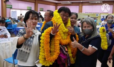 ผู้ว่าฯศรีสะเกษตรวจเยี่ยมการรับสมัครเลือกตั้ง ส.ส.ศรีสะเกษ