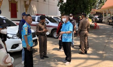 ผู้ว่าฯพิจิตรเข้าเคลียร์พื้นที่เหตุวัดหลวงพ่อเงินบางคลานถูกชายชุดดำหัวเกรียนใช้กำลังบุกยึดวัดชกต่อยทุบตีคนงานของวัดบาดเจ็บ7ราย