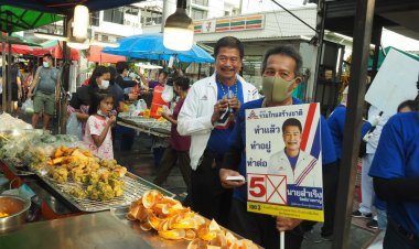 อดีตนายกอบต.เทพารักษ์โหมลงพื้นที่หาเสียงหวังปักธงเขต3สมุทรปราการ