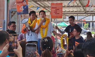 "พิธา"อ้อนคนเมืองจันท์กากบาทเทคะแนน"ก้าวไกล" ตั้งธงไม่ร่วมรัฐบาลกับ 2 ป.