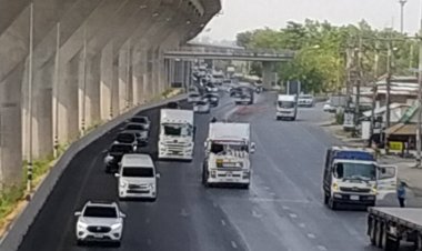 ปชช.ทยอยเดินทางกลับมาตุภูมิล่วงหน้าทำถนนมิตรภาพช่วงเขตโคราชโล่ง