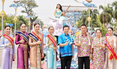 ยิ่งใหญ่อลังการขบวนแห่สงกรานต์จังหวัดชลบุรี