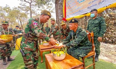 กองกำลังสุรนารี จัดวันสงกรานต์เชื่อมสัมพันธ์ไมตรีไทย – กัมพูชา ด้านเขาพระวิหาร