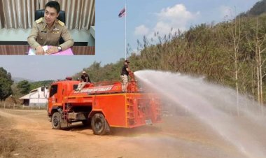 นายอำเภอสบเมย  สั่งคุมเข้ม!! ลดจุดความร้อน ลดฝุ่น PM 2.5