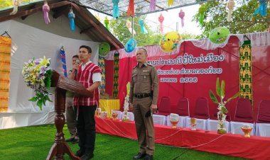 นายอำเภอสบเมย เปิดงาน สืบสานประเพณี ปีใหม่เมือง 2566