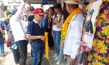 พรรคเสรีรวมไทย หาเสียงที่อำนาจเจริญ มั่นใจกวาด ส.ส.25 ที่นั่งทั่วประเทศ 