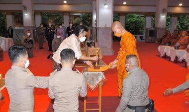 กรมสมเด็จพระเทพฯ พระราชทานรางวัลเสาเสมาธรรมจักร แก่​พระสมุห์กันตพัฒน์ สุภทฺโท ผู้ช่วยเจ้าอาสวัดคลองเตยนอก