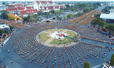 ชาวชัยภูมินับหมื่นรำฝ่าแดด-ฝน รวมพลังศรัทธาถวายเจ้าพ่อพญาแล