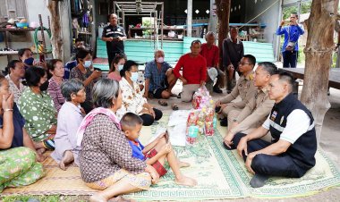 ผวจ.มุกดาหารช่วยเหลือผู้ประสบวาตภัยพายุฤดูร้อนที่อำเภอดงหลวง