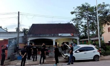 เจ้าหน้าที่สนธิกำลังตรวจสอบบ้านเช่าเขตเมืองยะลาพบผู้ก่อเหตุรุนแรง 4 รายพร้อมอาวุูธปืนและเครื่องกระสุนปืน