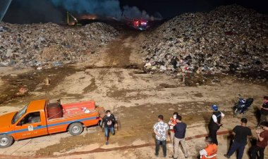 #ทำงานตลอด24ชั่วโมงเพื่อดับเพลิงบ่อขยะบางบาล  #เป็นกำลังใจให้ทุกฝ่ายในการดับเพลิงที่บ่อขยะต้นแบบอยุธยา