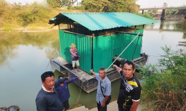 ชาวนาลุ่มน้ำยมครวญจังหวัดพิจิตรใช้งบ15ล้านสร้างแพสูบน้ำทิ้งร้างเกือบ2ปียังใช้การไม่ได้