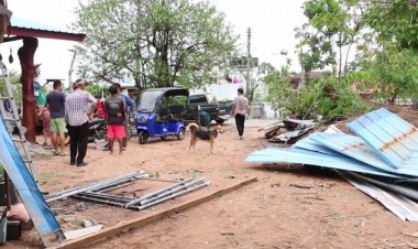 พายุลูกเห็บลูกเท่ากำปั้น พัดถล่มขอนแก่น สร้างความเสียหายรวม 3 หมู่บ้าน