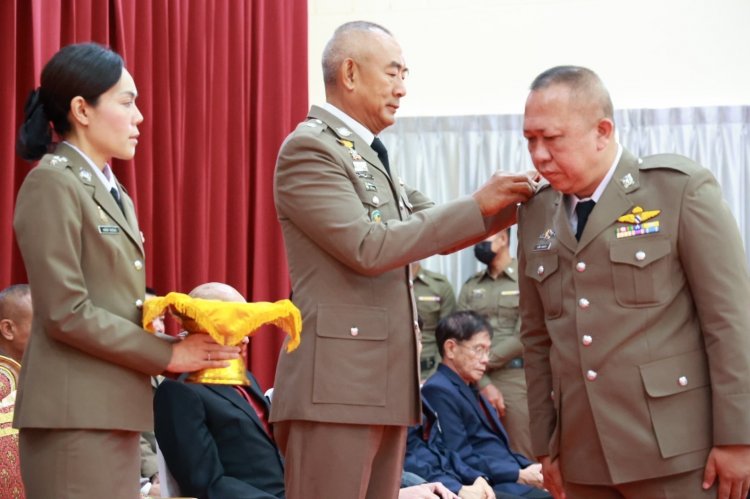 พิธีประดับยศว่าที่ร้อยตำรวจตรี สังกัดตำรวจภูธรจังหวัดสมุทรปราการ ประจำปี 2566