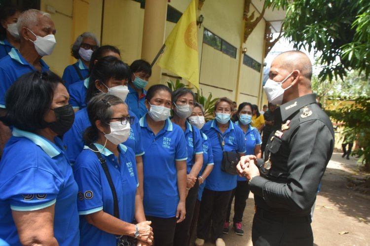 ผอ.ศปพร. ส่งเสริมกิจกรรมทางพระพุทธศาสนา พบปะให้กำลังใจพี่น้องสมาชิกโครงการราษฎรอาสารักษาหมู่บ้าน