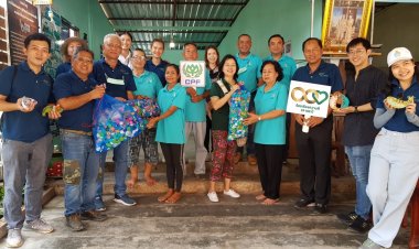 ซีพีเอฟ ถ่ายทอดโมเดล BCG หนุนสร้างงาน สร้างอาชีพ ส่งเสริมรายได้ "ชุมชนกับดักขยะทะเล" จ.สมุทรสาคร