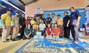 นายอำเภอขุนหาญ มอบบ้าน ในโครงการสร้าง ซ่อมแซมปรับปรุงบ้าน คนขุนหาญไม่ทิ้งกัน