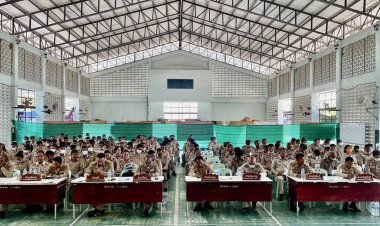 อำเภอขุนหาญ ประชุมเตรียมพร้อมหน่วยเลือกตั้งสมาชิกสภาผู้แทนราษฏร์ จังหวัดศรีสะเกษ