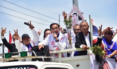 "ประยุทธ"อ้อนชาวนราฯ ขอเป็นบังตู่ เทคะแนนเสียงส.ส.พรรค รทสช. ลั่นช่วยชาติได้จริง