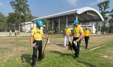 นายอำเภอสบเมย  ประธานพิธีกิจกรรมจิตอาสาเนื่องในวันปฐมบรมราชาภิเษก พระบาทสมเด็จพระเจ้าอยู่หัวฯ