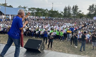 มั่นใจแลนด์สไลด์ยกจังหวัด "โสภณ ซารัมย์"ขึ้นเวทีปราศรัยใหญ่ปิดจ๊อบภูมิใจไทยบุรีรัมย์