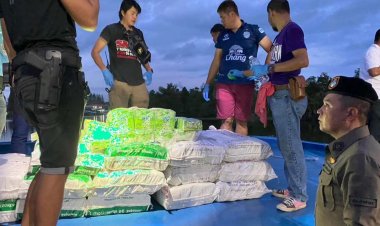 ตร.ปส. จับไอซ์ลอตใหญ่ ขณะขนลงเรือส่งไปนอก ผงะพบของกลาง 1,500 กิโลฯ