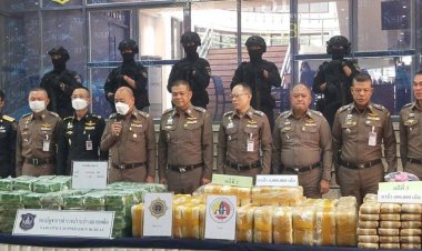 ตำรวจ ปส. จับขบวนการค้ายาเสพติดข้ามชาติ ยึดของกลางไอซ์ 1,600 กก. ยาบ้า 4.6 ล้านเม็ด