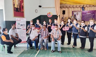 เหล่ากาชาดศรีสะเกษ รับบริจาคโลหิต ที่อำเภอขุนหาญ