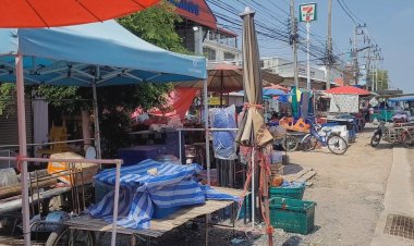 แม่ค้าโอดหัวขโมยซ้ำเติมคนหาเช้ากินค่ำย่องฉกร่มแผงค้าผลไม้หน้าตลาดสดโนนดินแดง