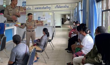 นอภ.สบเมย  รณรงค์ให้ผู้มาใช้บริการด้านงานทะเบียนราษฎร์ ลงทะเบียน แอปTHAi D