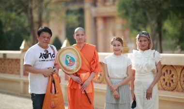 “ฟร้อง นรากร”แข้งดีกรีทีมชาติไทย  บวชทดแทนคุณพ่อแม่