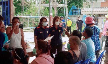 คปภ. ลงพื้นที่ช่วยเหลือด้านประกันภัยพายุพัดถล่มหลังคาโดมโรงเรียนวัดเนินปอดับ 7 เจ็บ 18