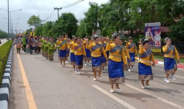 ยิ่งใหญ่อลังการ!ประเพณีงานบุญบั้งไฟขอฝนได้ดังใจวัดเนตตรารามเมืองนาดี