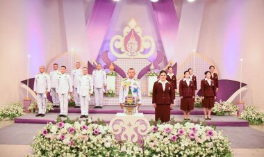 ผบช.ภ.7  ร่วมบันทึกเทปโทรทัศน์ถวายพระพรชัยมงคล เนื่องในโอกาสวันเฉลิมพระชนมพรรษาสมเด็จฯพระราชินี