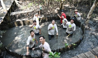 ซีพีเอฟจิตอาสา รักษาสมดุลระบบนิเวศ และความหลากหลายทางชีวภาพ ป่าชายเลนระยอง