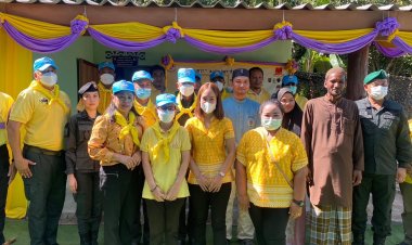 ผบ.ฉก.นราธิวาส ส่งมอบบ้านตามโครงการ 'หน่วยเฉพาะกิจนราธิวาส ซ่อมสร้าง ปันสุข'