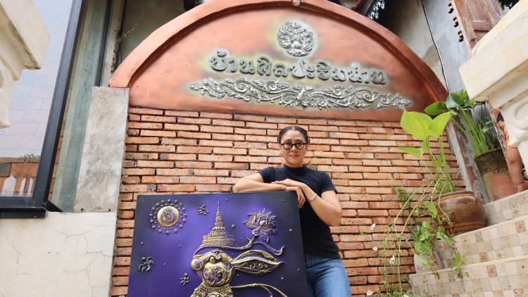 พื้นที่สร้างสรรค์งานศิลปะร่วมสมัย "บ้านศิลปะฮิมน่าน" จากฐานรากภูมิปัญญา สู่การสร้างอาชีพและรายได้