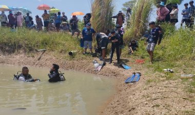 กู้ภัยงมหาวุ่นไม่พบร่างหลังผัวโหดกระทีบกระจกรถแตกเมียตกใจวิ่งหายลงน้ำที่แท้ยังมีชีวิต