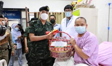 แม่ทัพภาคที่ 4 เข้าเยี่ยมให้กำลังใจทหารพราน และพระสงฆ์เหยื่อไฟใต้