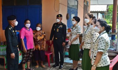 ผอ.ศปปค.ฝกพ.ศปก. ทบ. และคณะฯ ลงพื้นที่ติดตามความก้าวหน้าโครงการประกอบอาชีพเสริมเพิ่มรายได้แก่กำลังพล