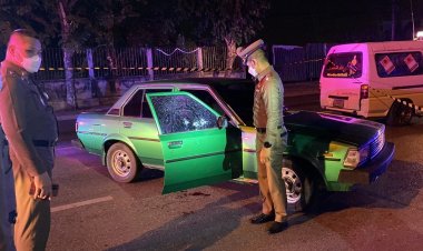 สะเทือนขวัญ!คนร้ายซิ่งจยย.ยิงถล่ม 4 โจ๋ขับเก๋งเที่ยวตลาดนัดสายไหม เจ็บทั้งคันสาหัส 1